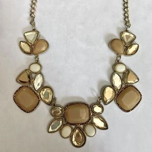 Gold jeweled necklace